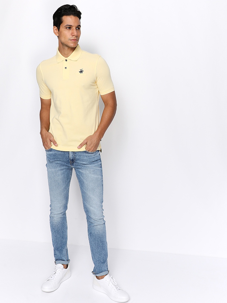 Men Regular Fit Short Sleeves Polo