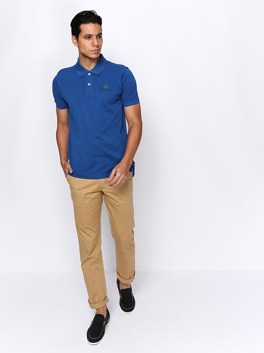 Men Regular Fit Cotton Polo