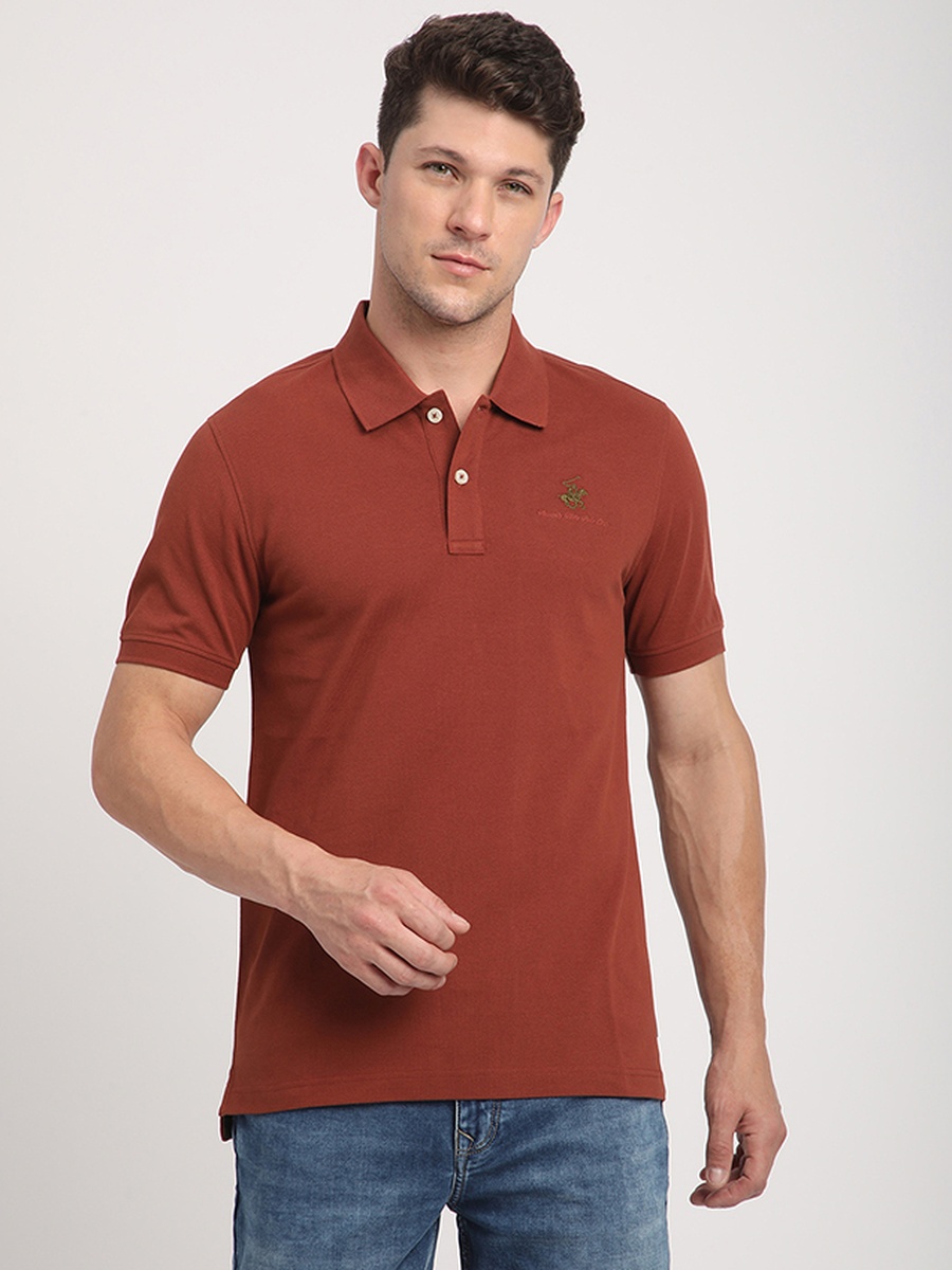 Men Regular Fit Cotton Polo