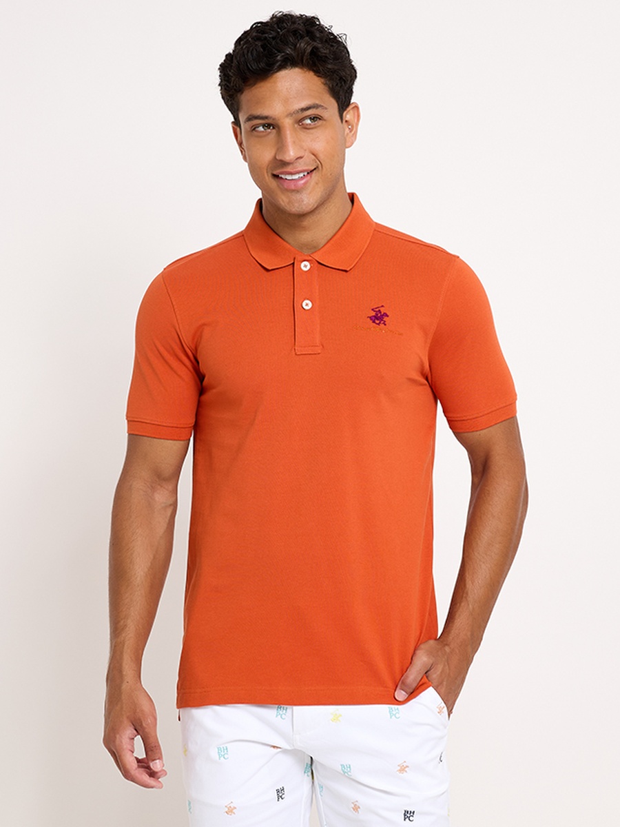 Men Regular Fit Short Sleeves Polo