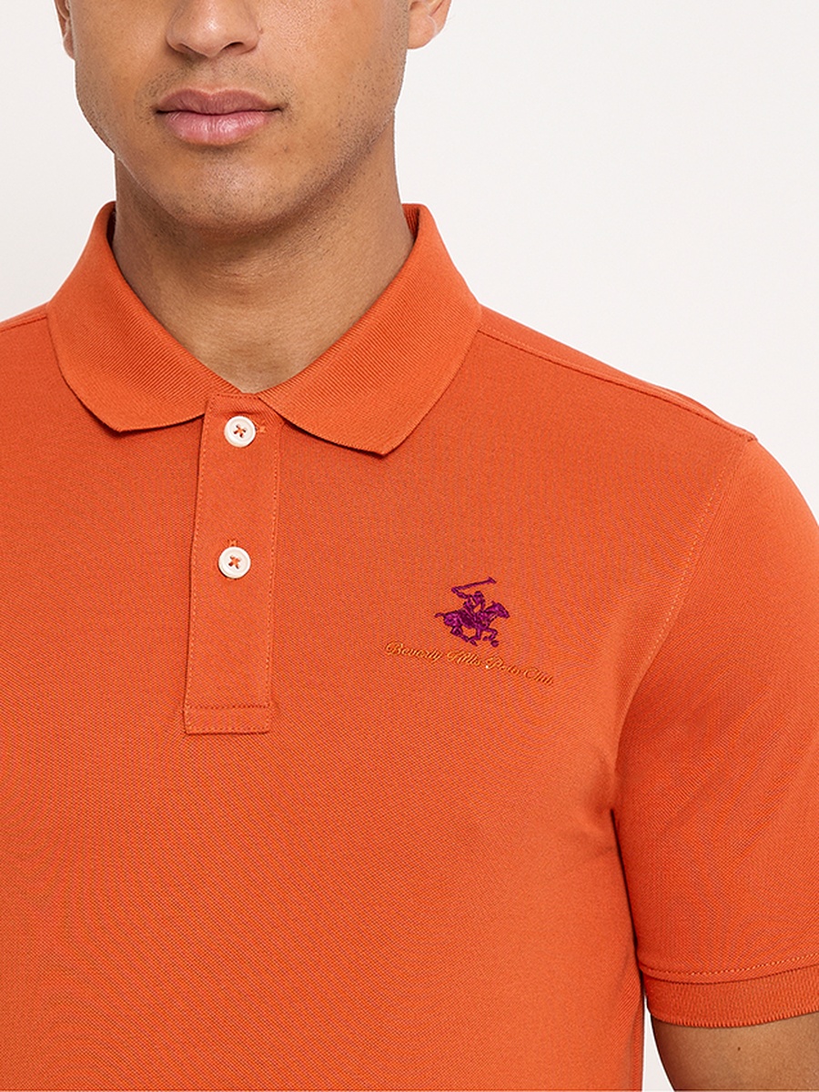 Men Regular Fit Short Sleeves Polo