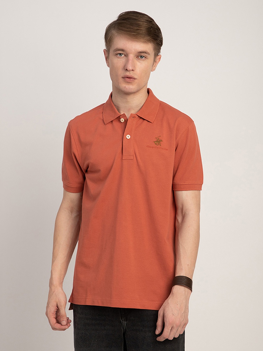 Men Regular Fit Short Sleeves Polo