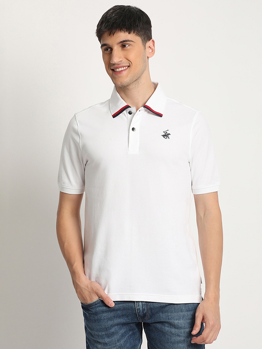 Men Regular Fit Cotton Polo