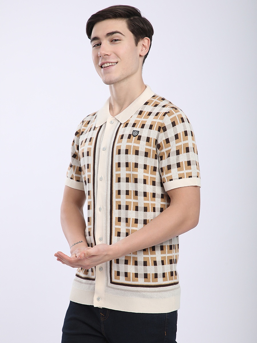 Men Regular Fit Knit Polo