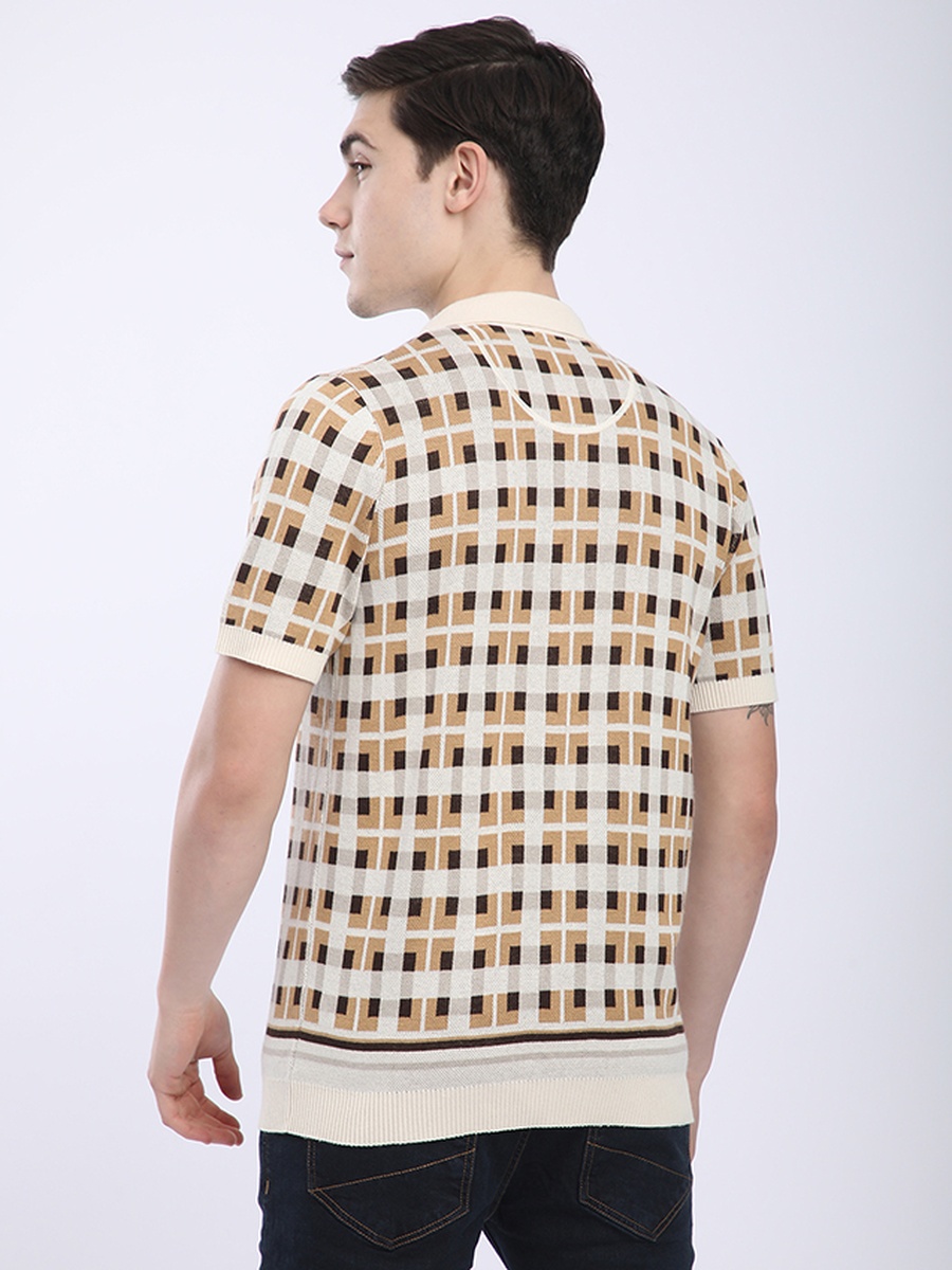 Men Regular Fit Knit Polo