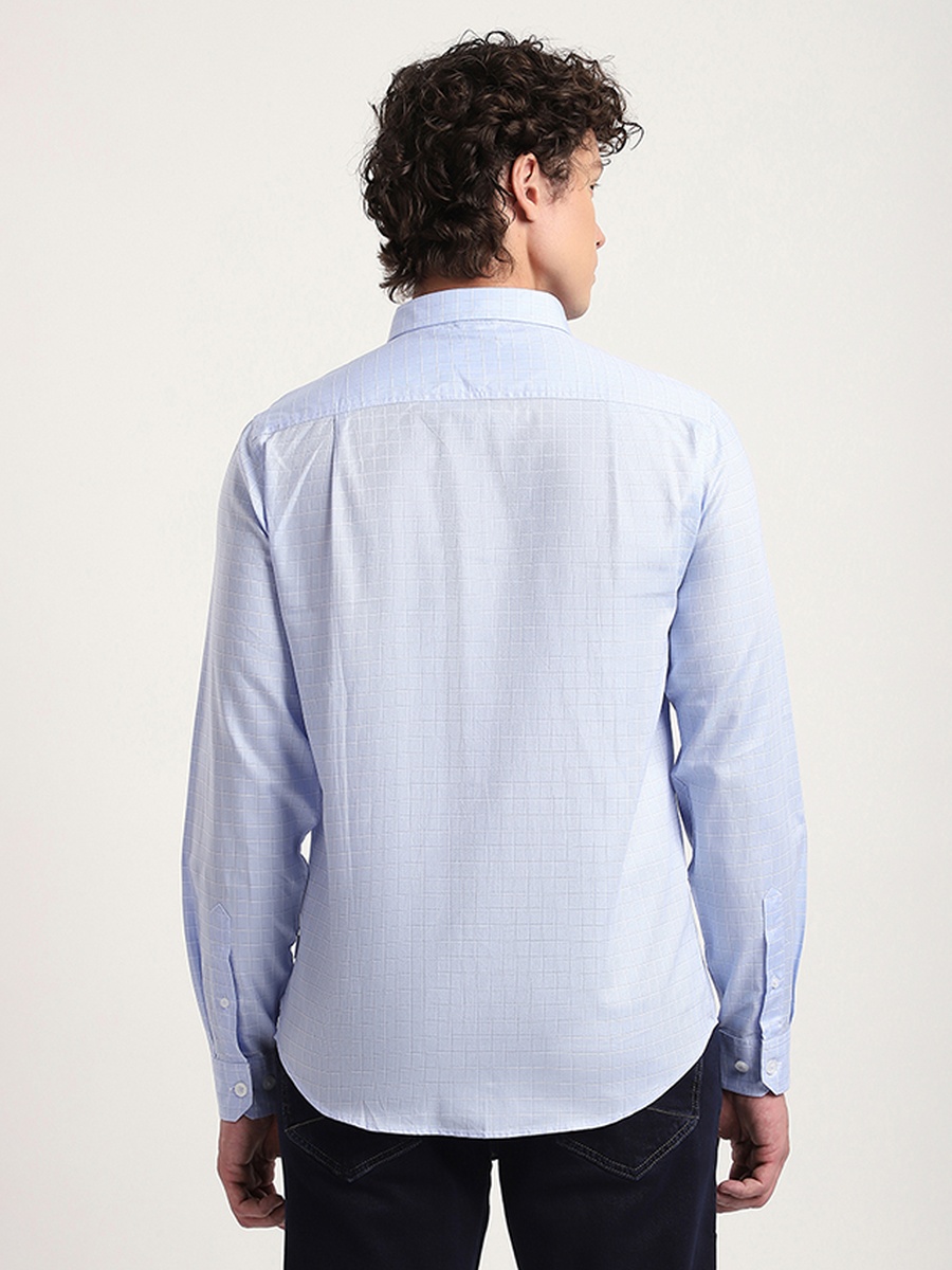 Men Jacquard Long Sleeve Shirt