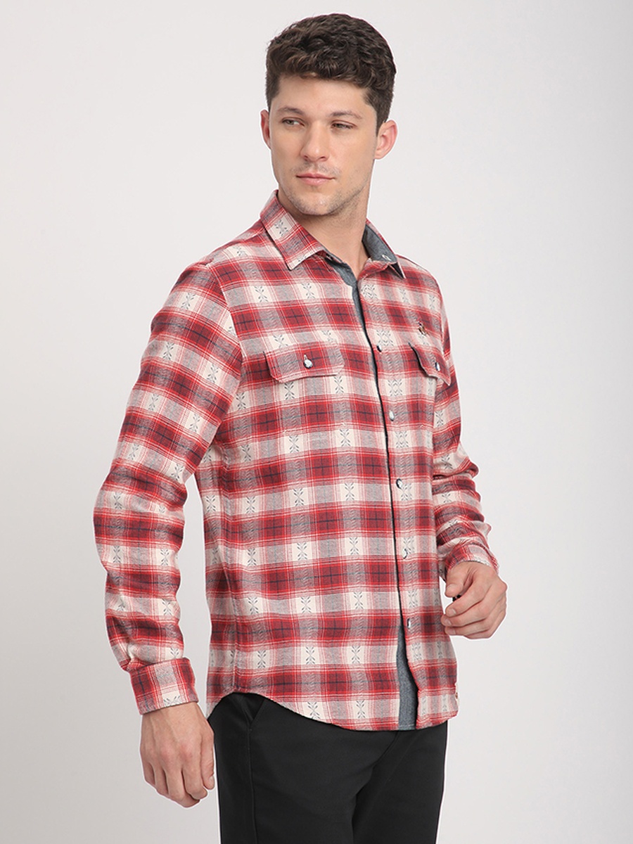 Men Plaid Long Sleeve Shirt
