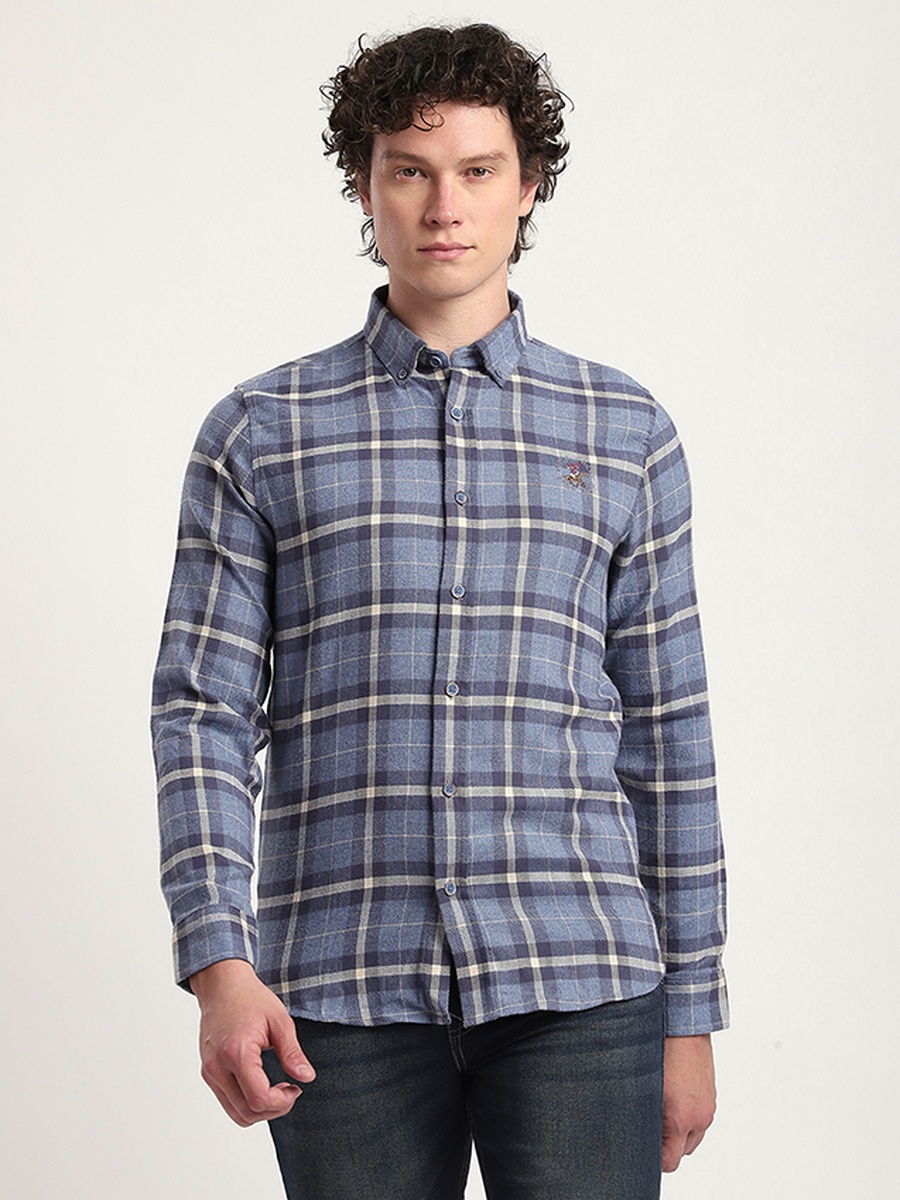 Men Plaid Long Sleeve Shirt
