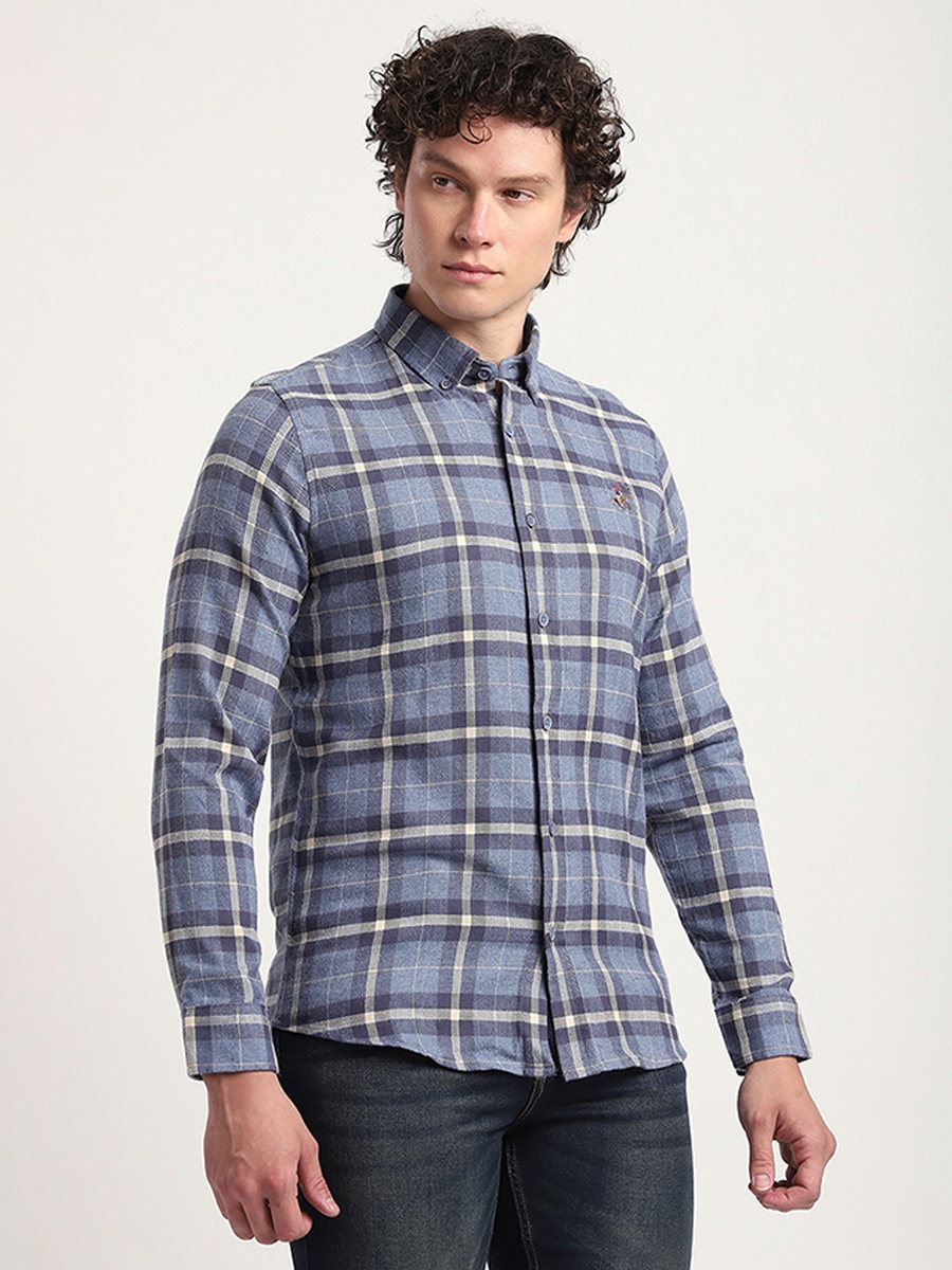 Men Plaid Long Sleeve Shirt