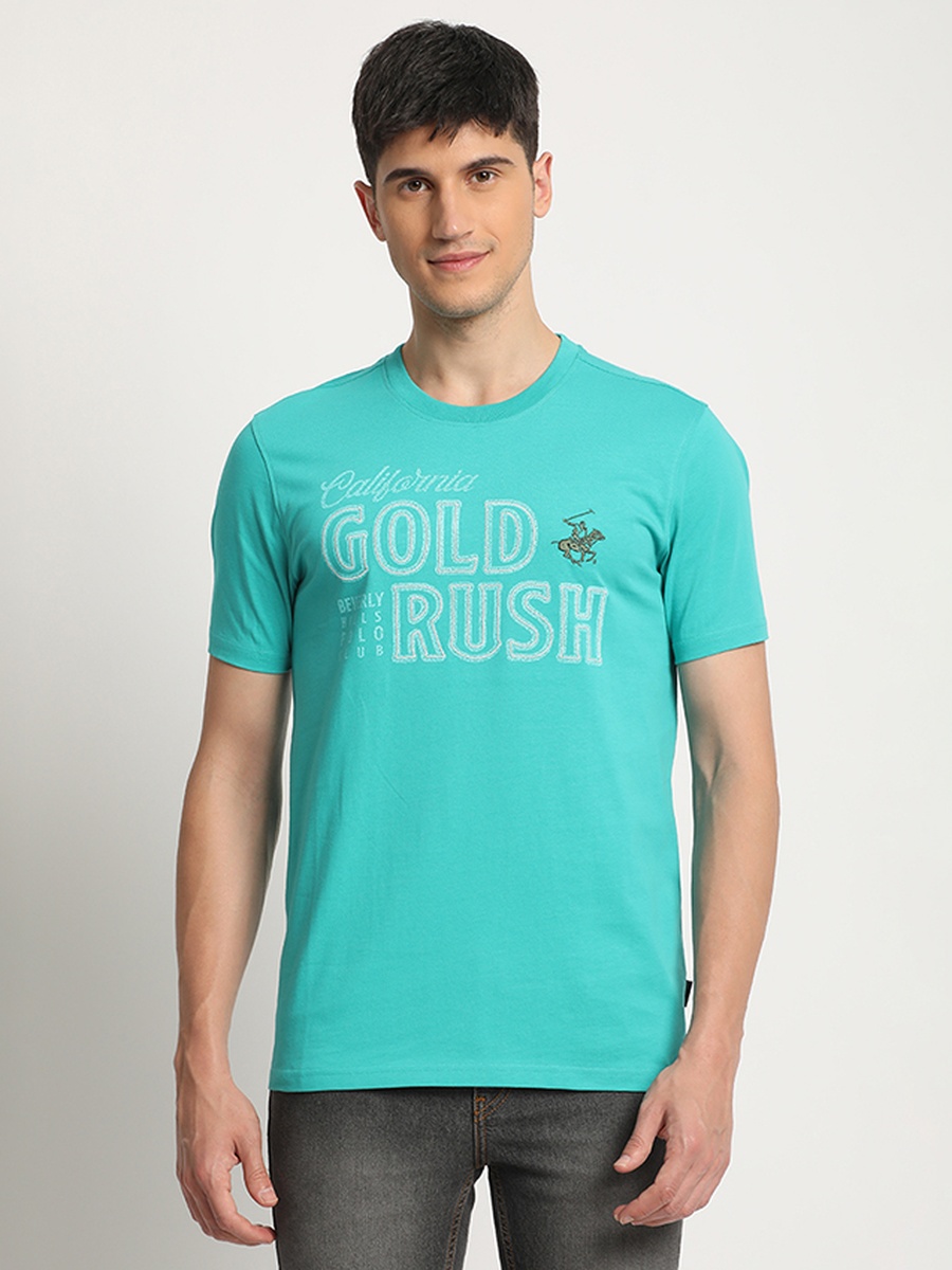 Men Regular Fit Graphic Cotton T-Shirt
