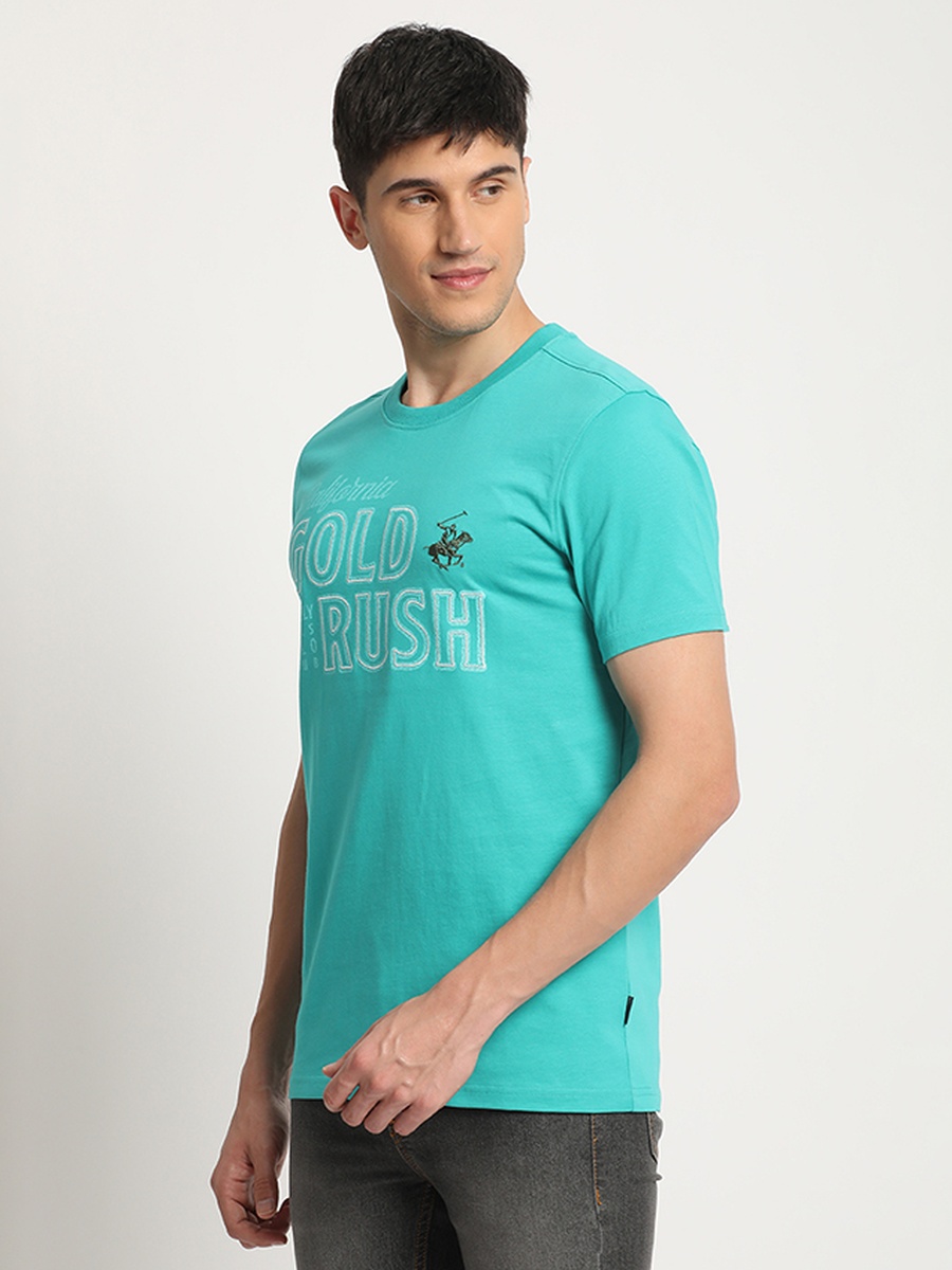 Men Regular Fit Graphic Cotton T-Shirt