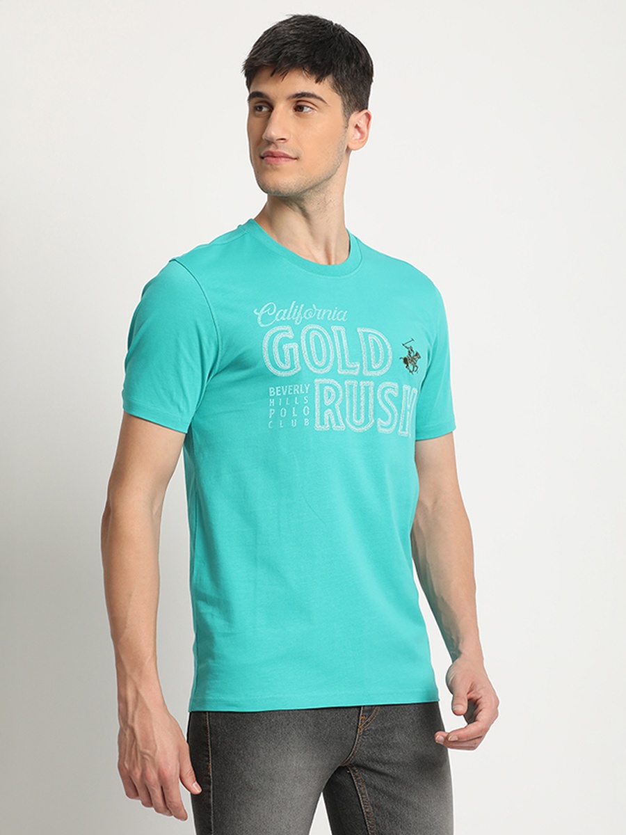 Men Regular Fit Graphic Cotton T-Shirt