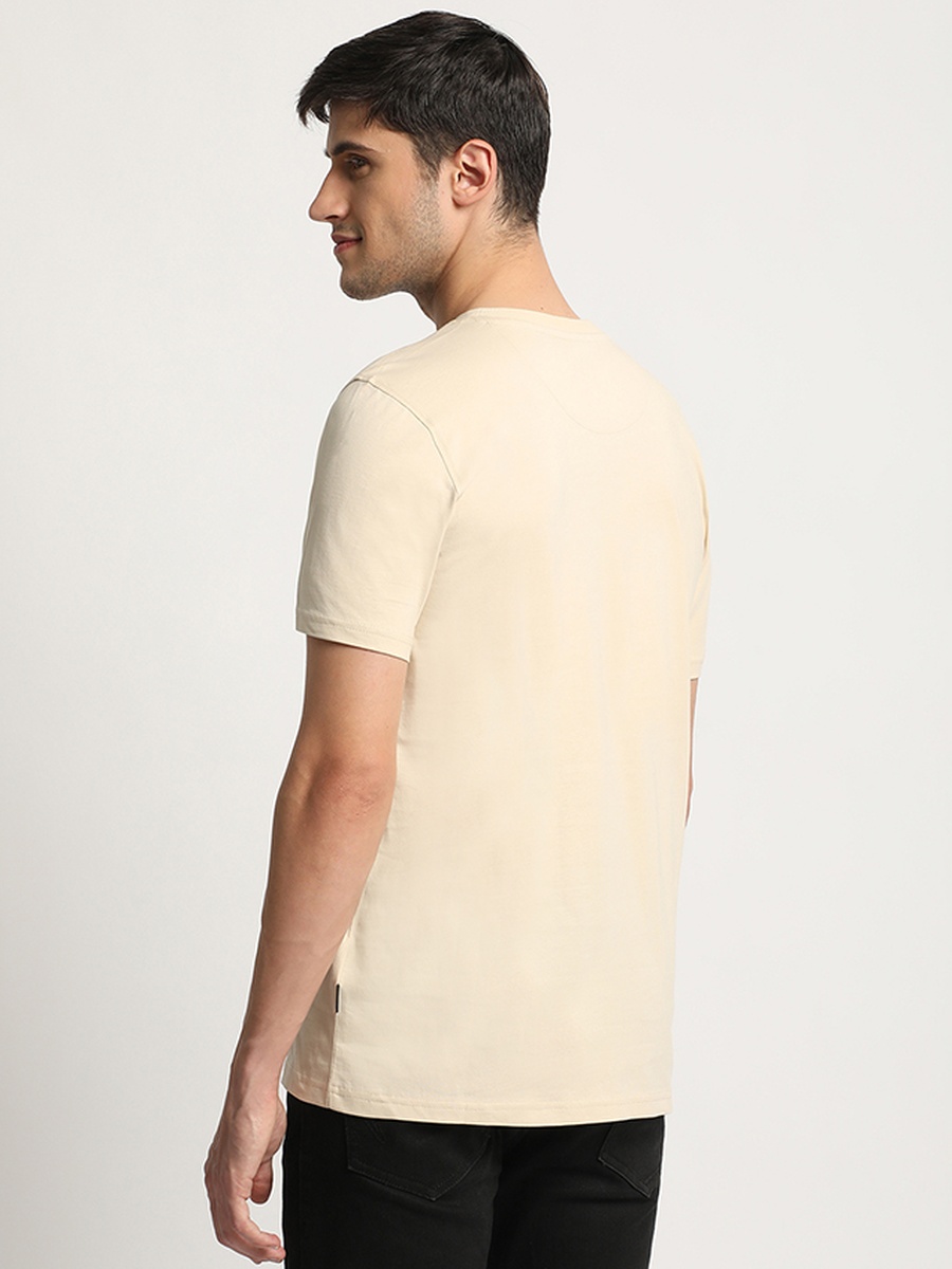 Men Regular Fit Graphic Cotton T-Shirt