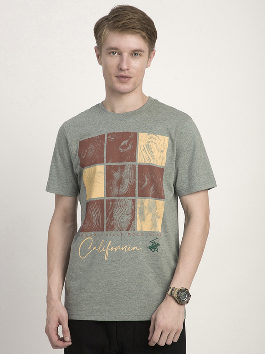 Men Regular Fit Graphic Cotton T-Shirt