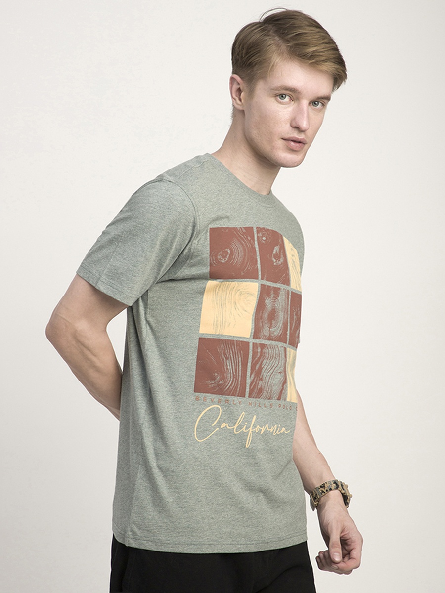Men Regular Fit Graphic Cotton T-Shirt
