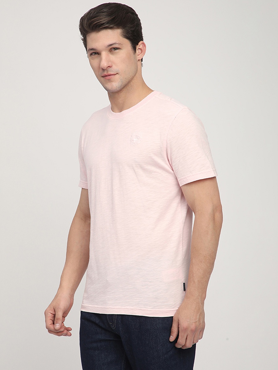 Men Regular Fit Round Neck T-Shirt