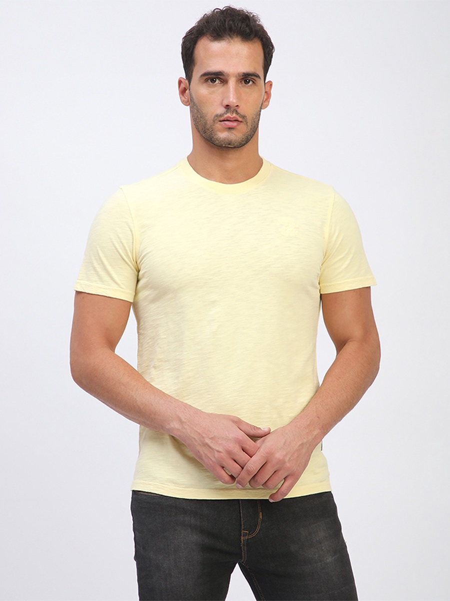 Men Slim Fit Cotton T-Shirt