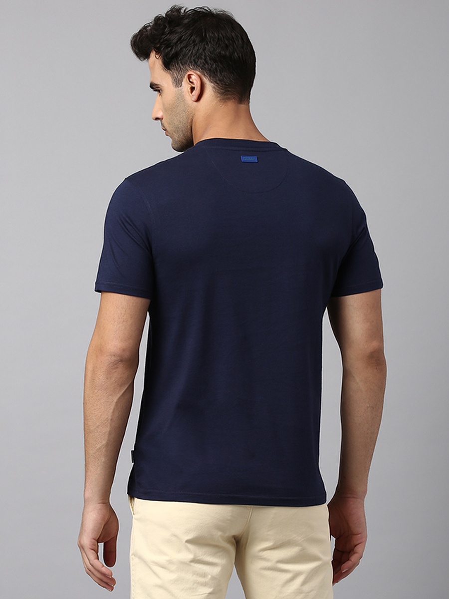 Men Slim Fit Graphic Cotton T-Shirt