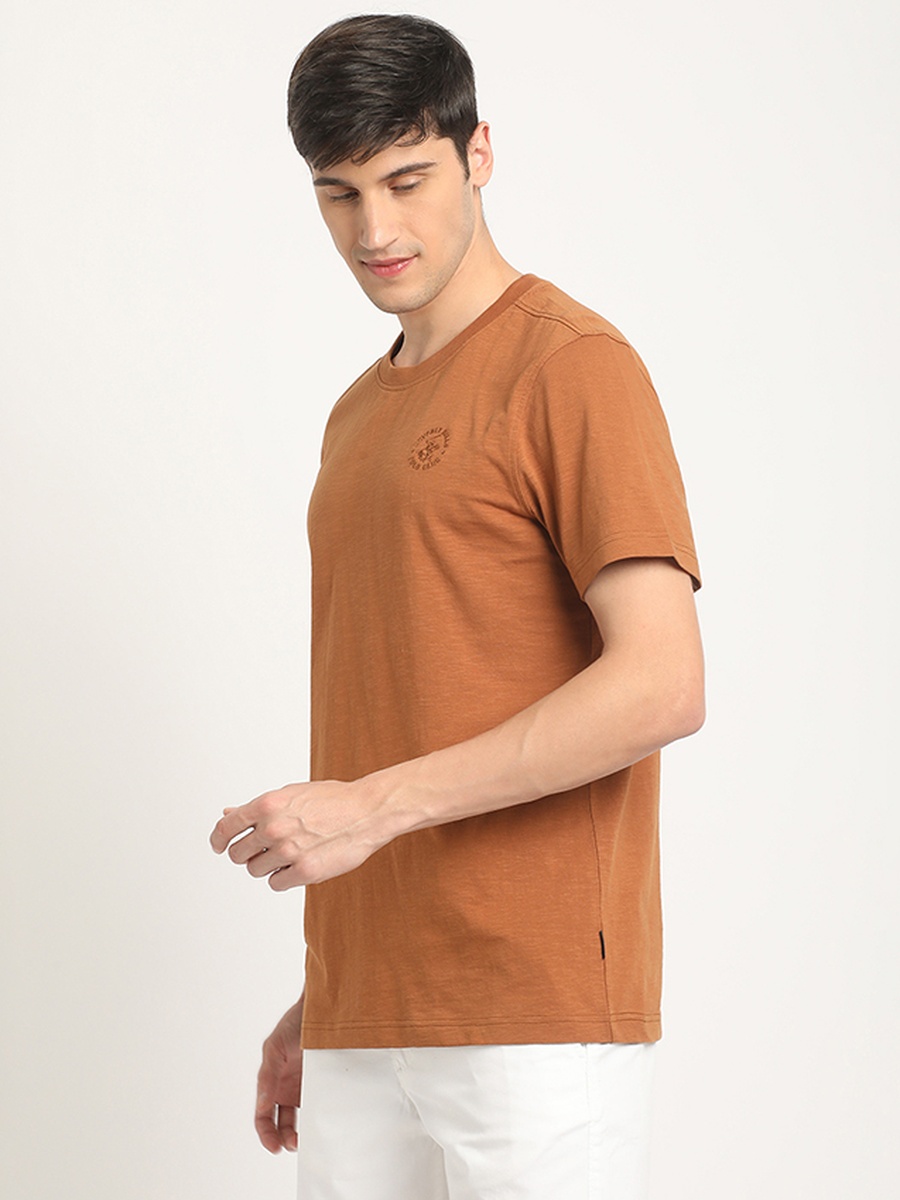 Men Regular Fit Round Neck T-Shirt