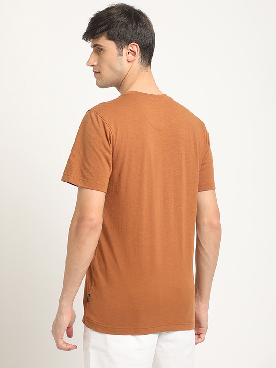 Men Regular Fit Round Neck T-Shirt