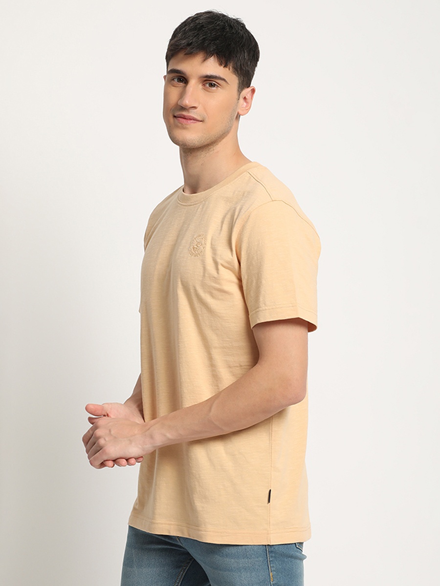 Men Regular Fit Round Neck T-Shirt