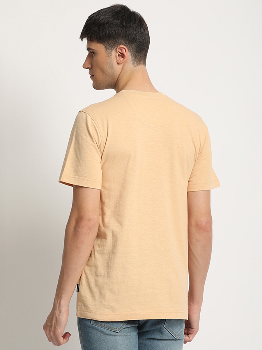 Men Regular Fit Round Neck T-Shirt