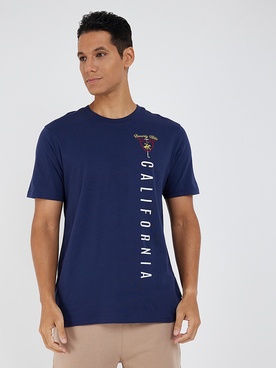 Men Regular Fit Graphic Cotton T-Shirt