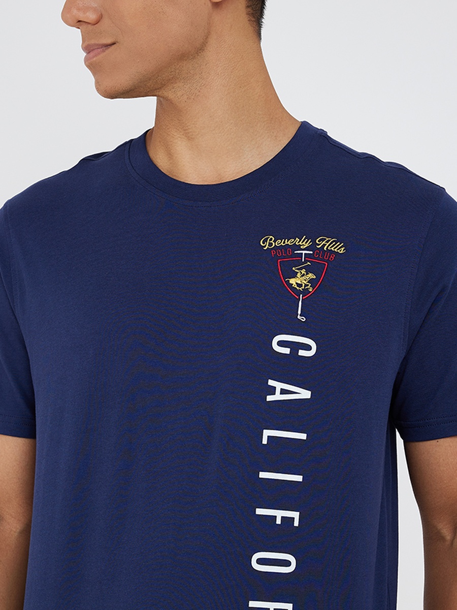 Men Regular Fit Graphic Cotton T-Shirt