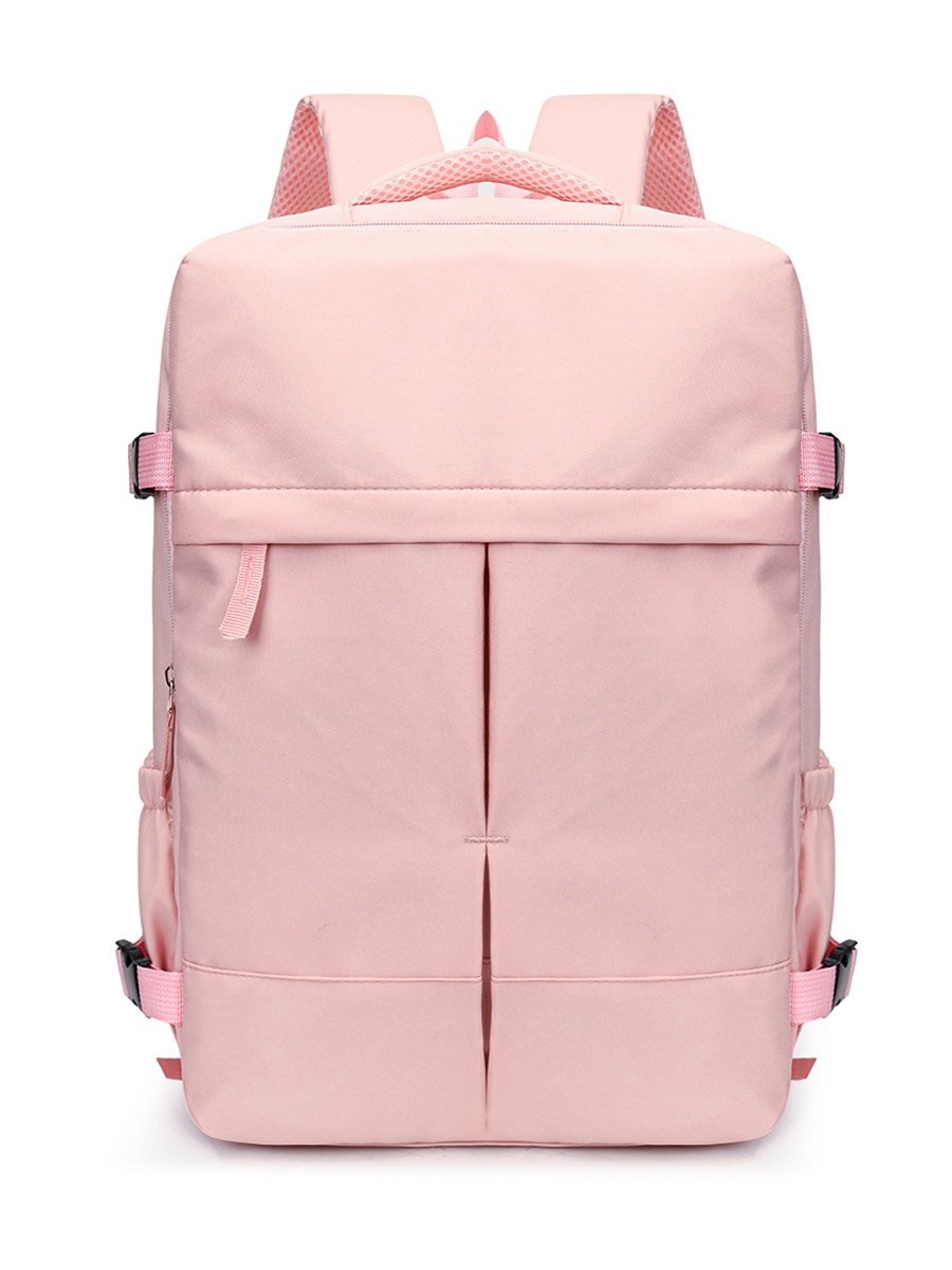 Pink Zip Closure Backpack