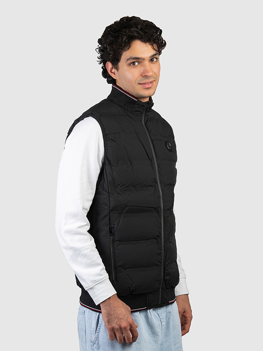 Men Zip-Through Puffer Gilet