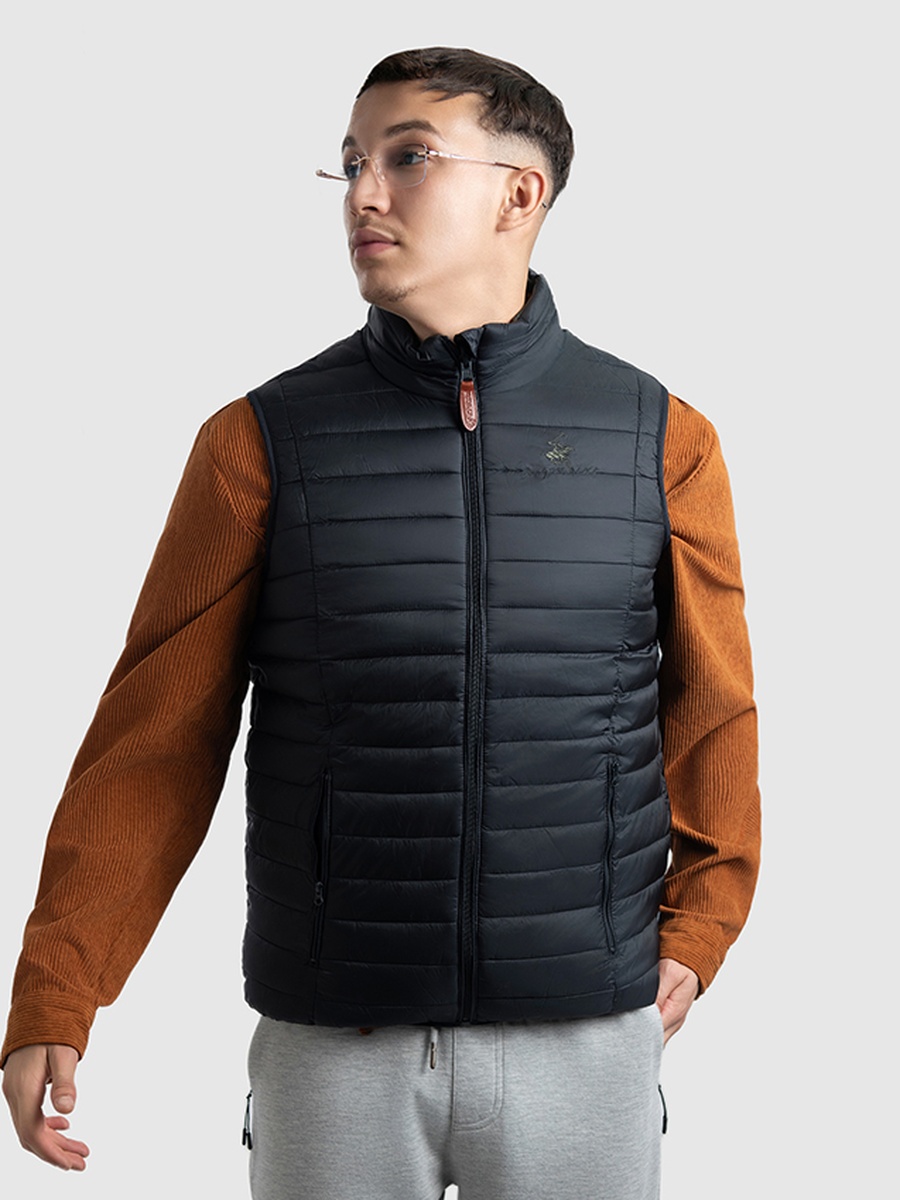 Men Zippered Reversible Gilet
