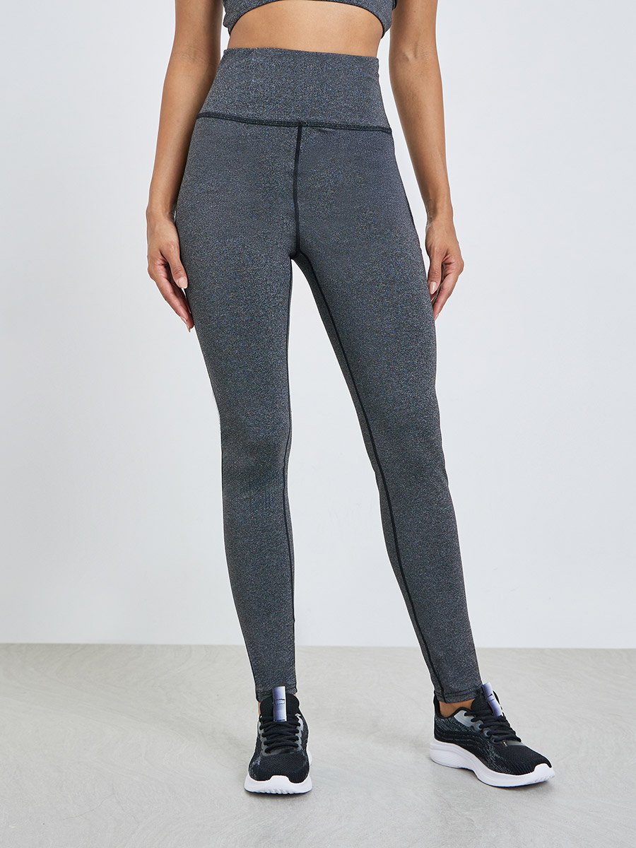 Color Block Open Back Sports Bra and Leggings Set