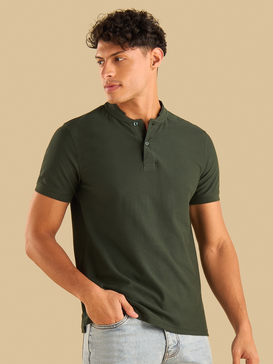 Henley Neck T-Shirt