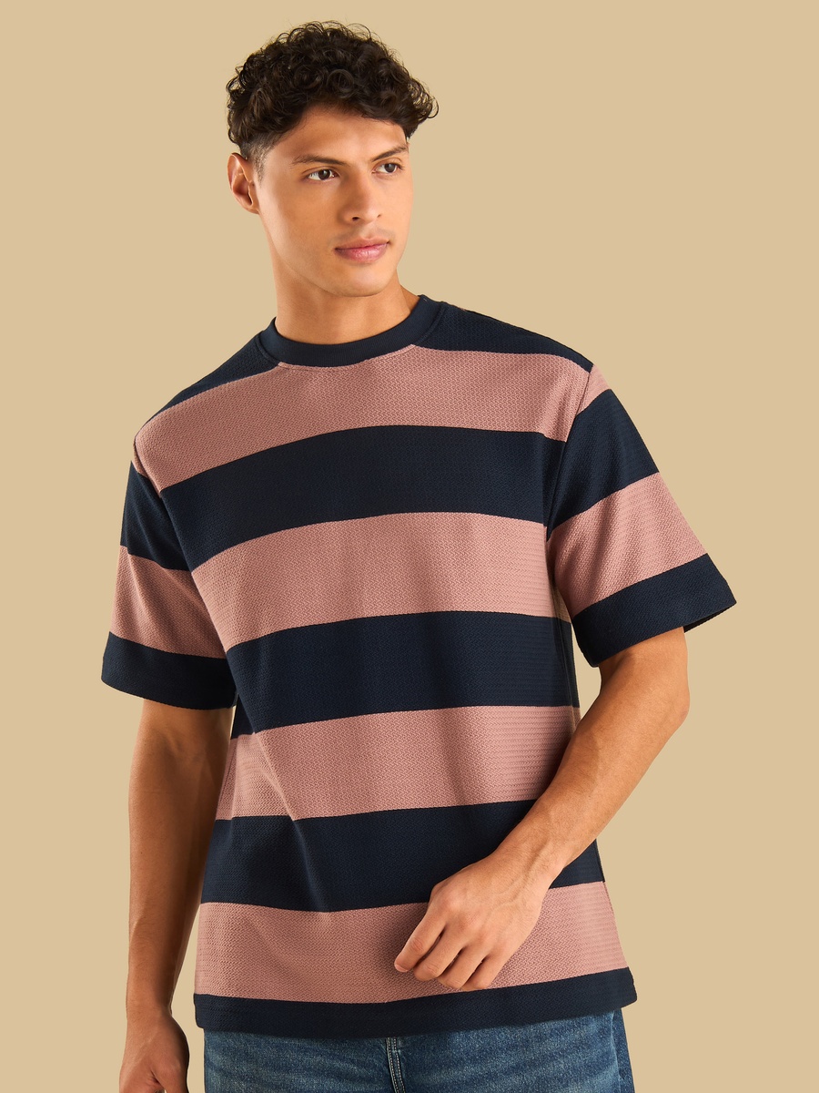 Striped Pique T-Shirt