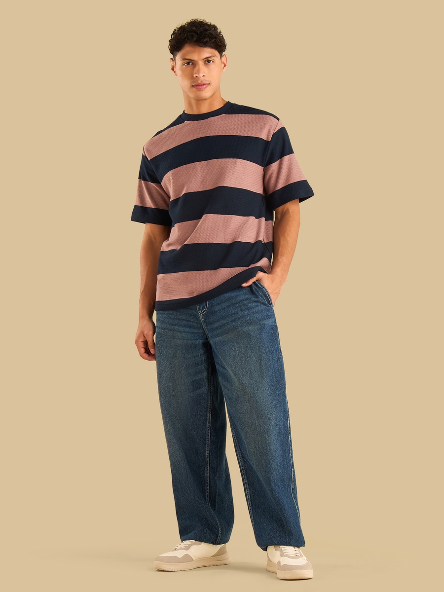 Striped Pique T-Shirt