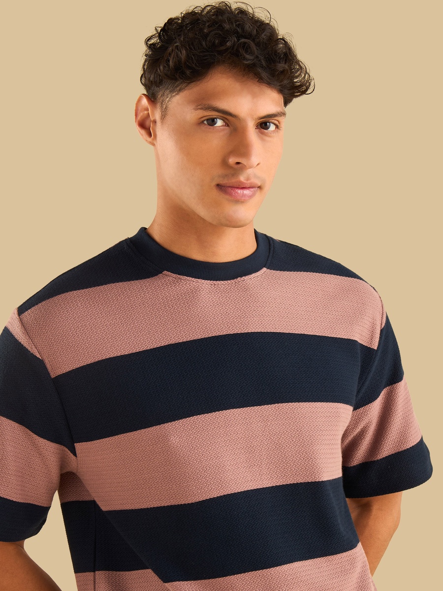 Striped Pique T-Shirt