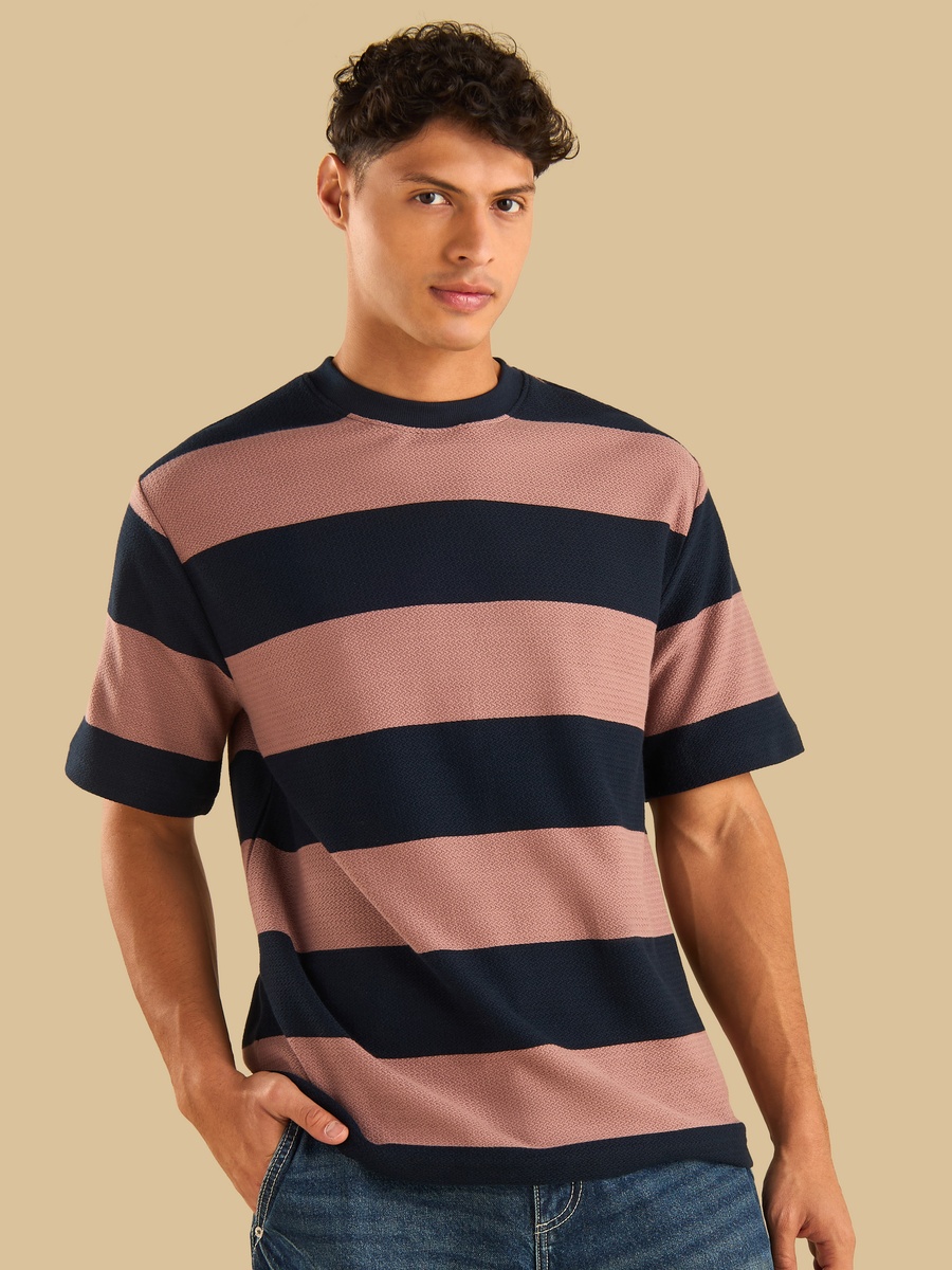 Striped Pique T-Shirt