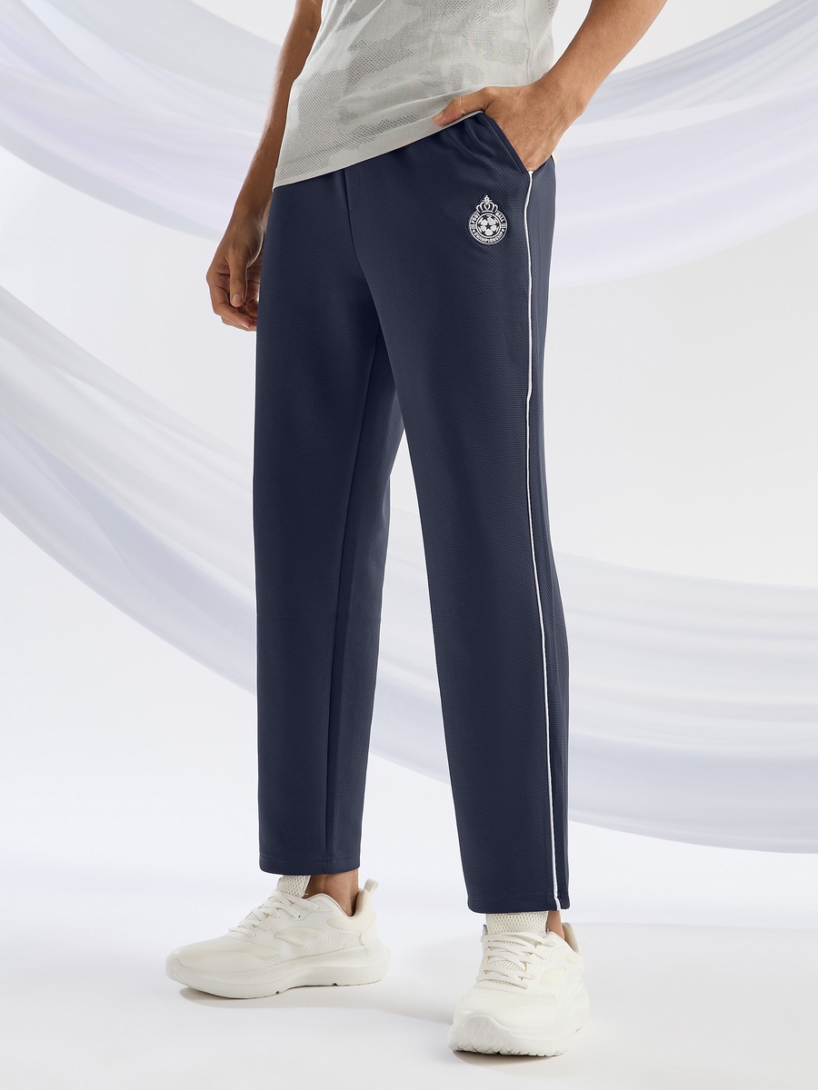 Textured Track Pants with Pockets
