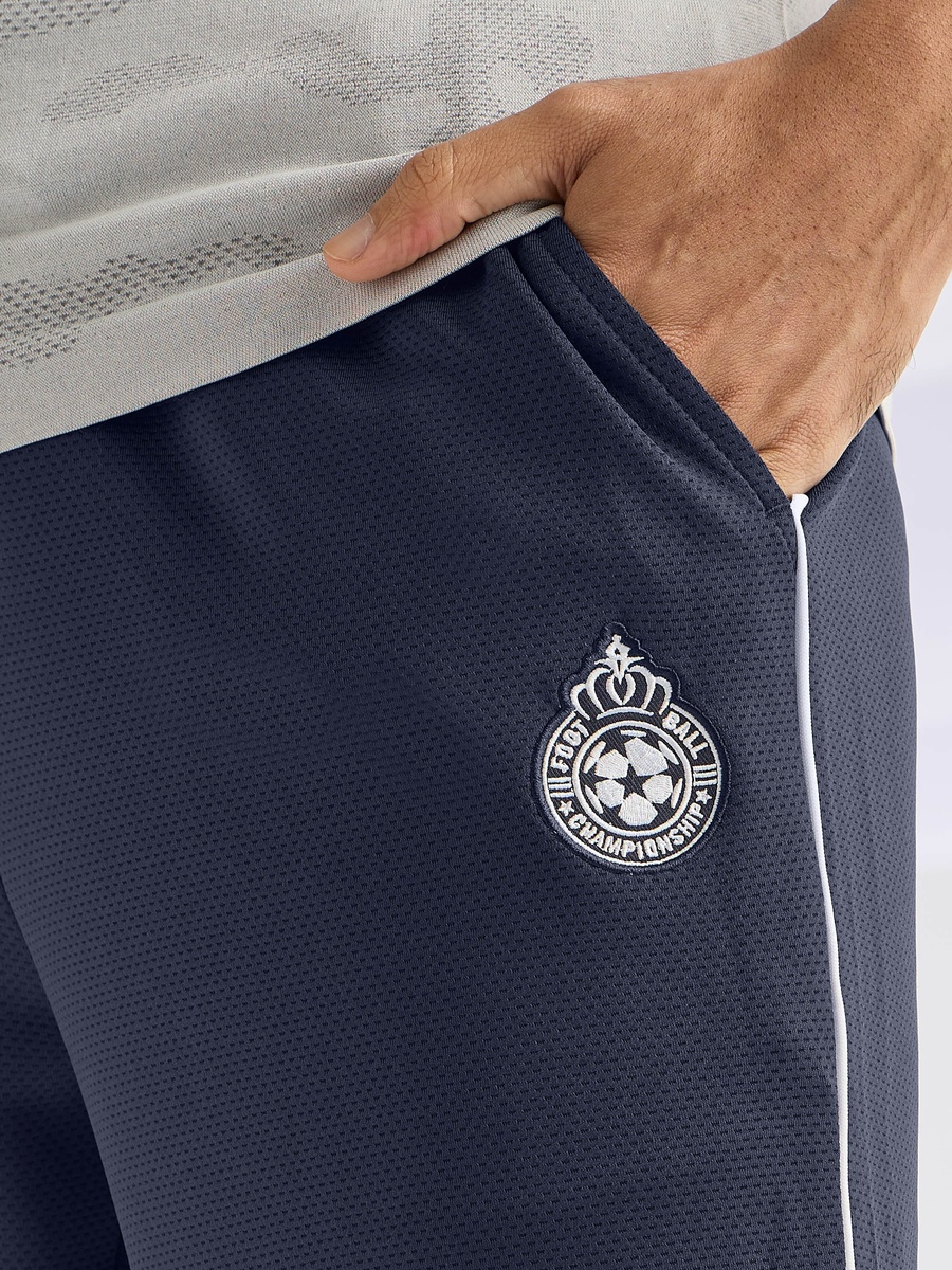 Textured Track Pants with Pockets