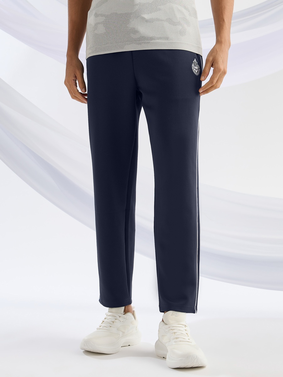 Textured Track Pants with Pockets