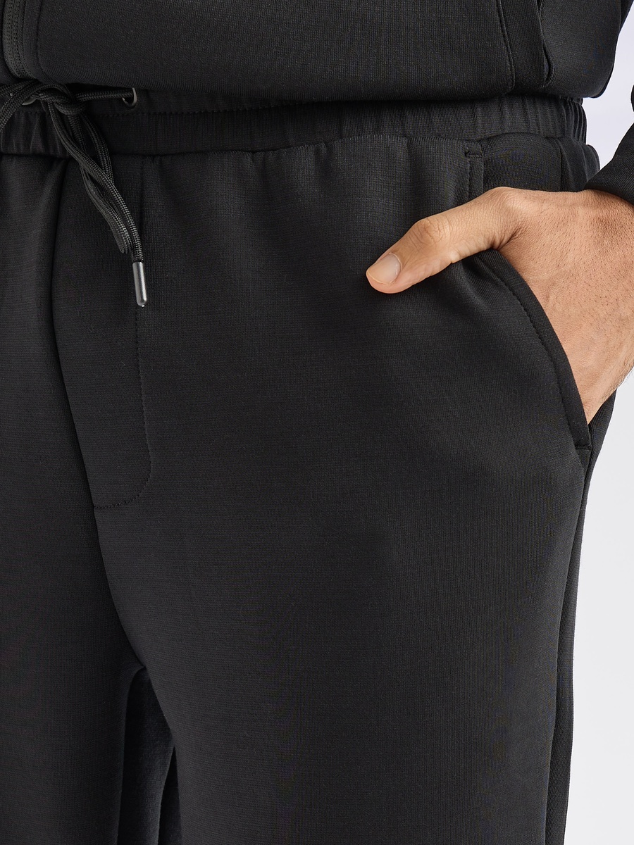 Regular Fit Drawstring Closure Joggers