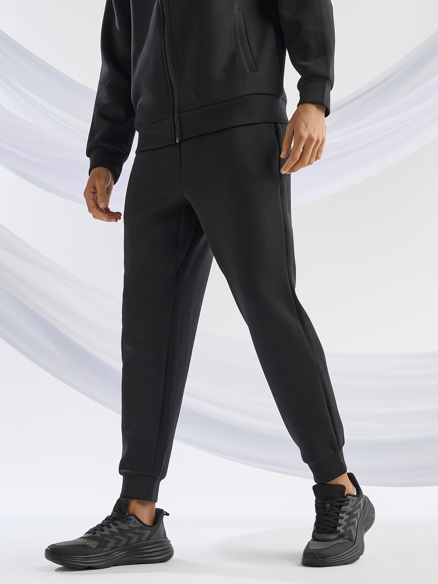 Regular Fit Drawstring Closure Joggers