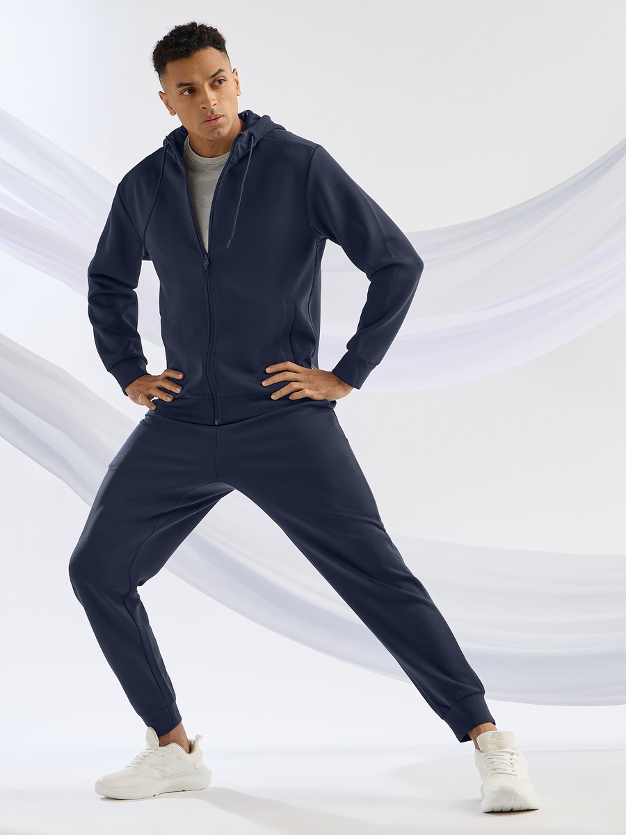 Regular Fit Drawstring Closure Joggers