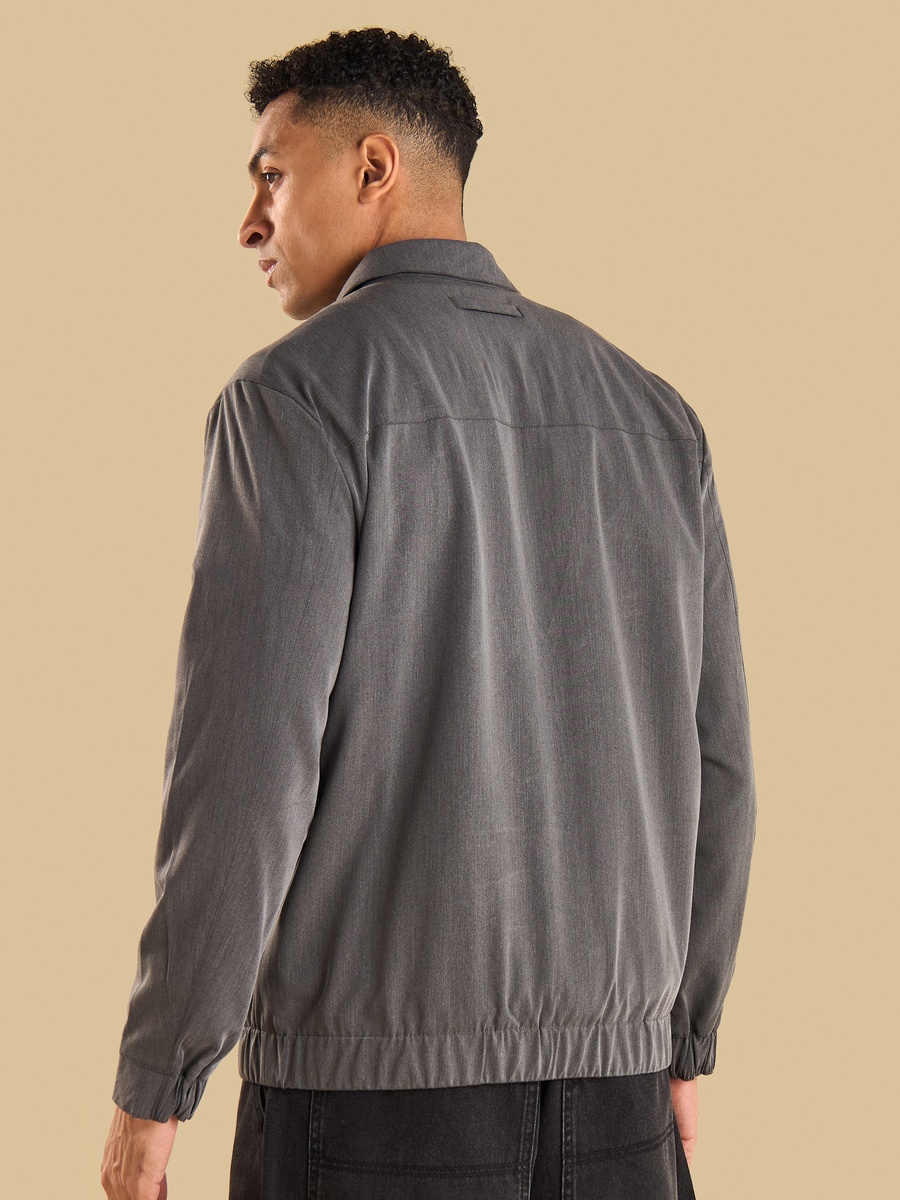 Zip Through Harrington Jacket
