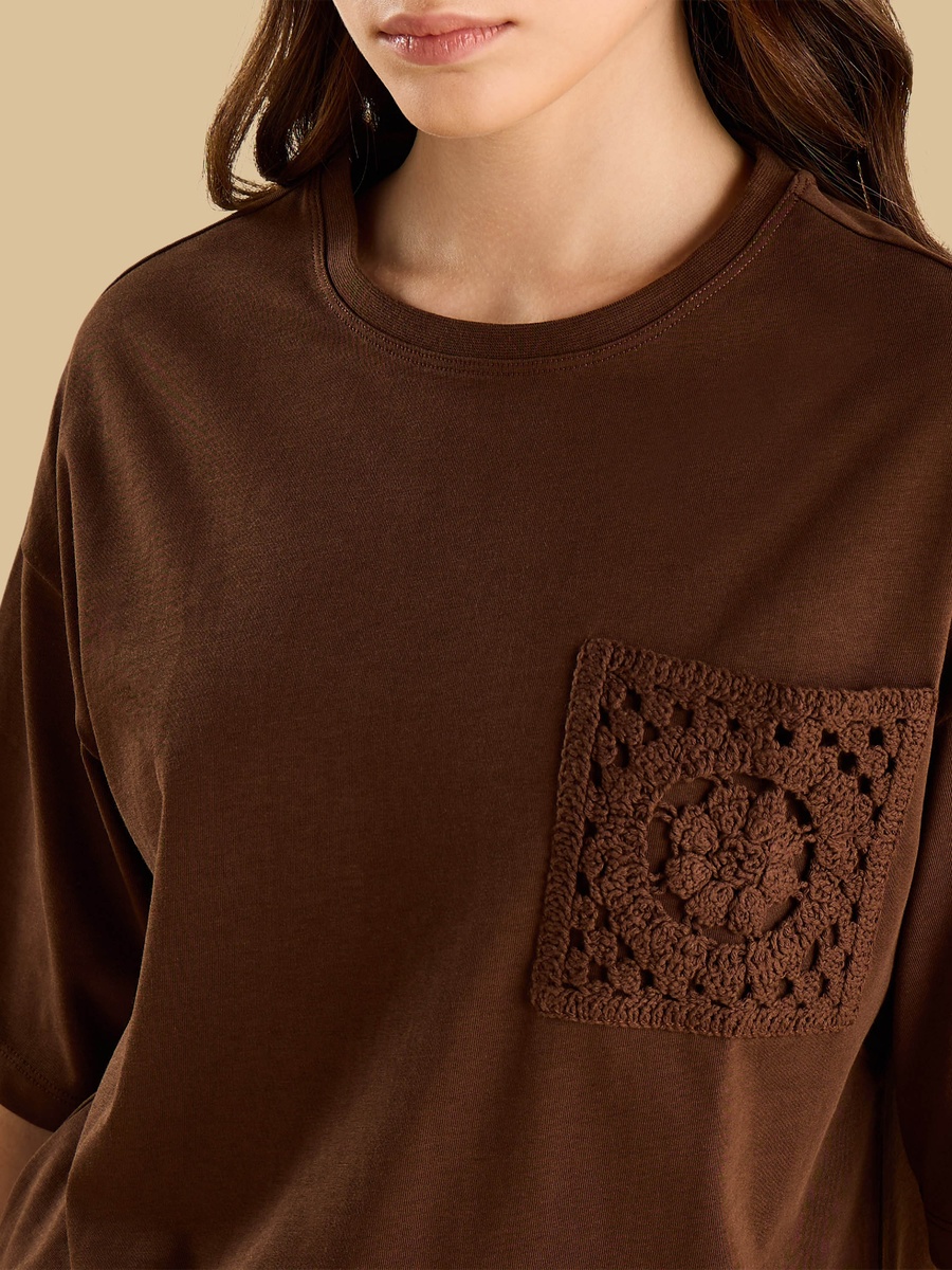 Crochet Pocket Top