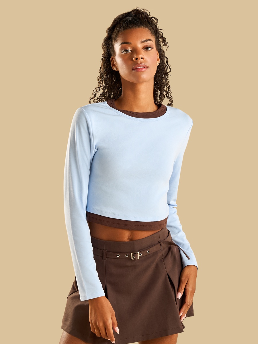 Layered Fitted Top
