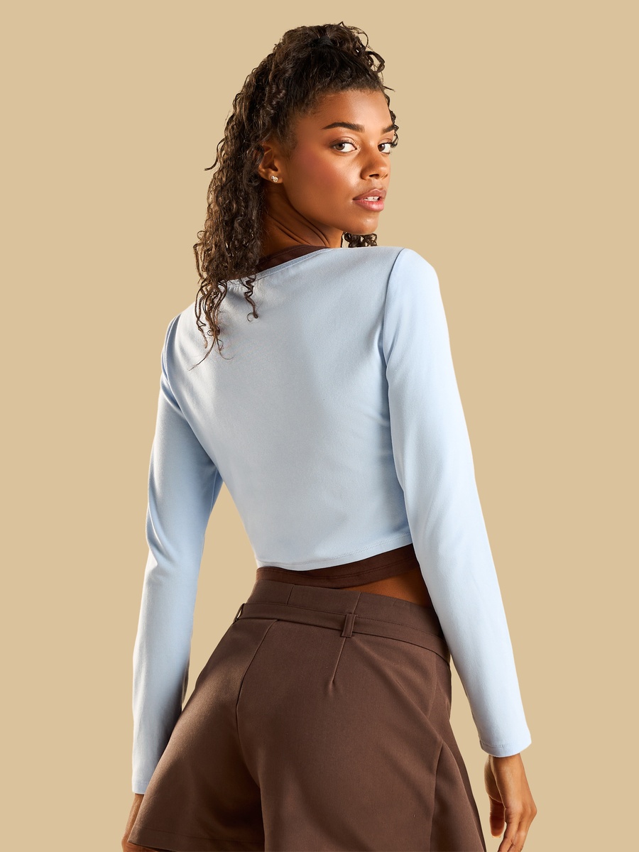 Layered Fitted Top