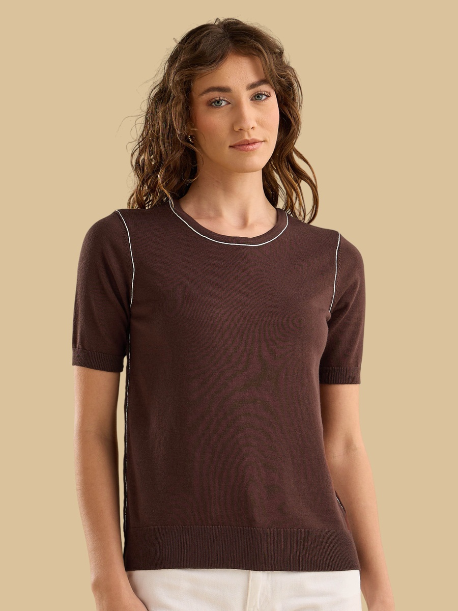 Tipping Detail Sweater
