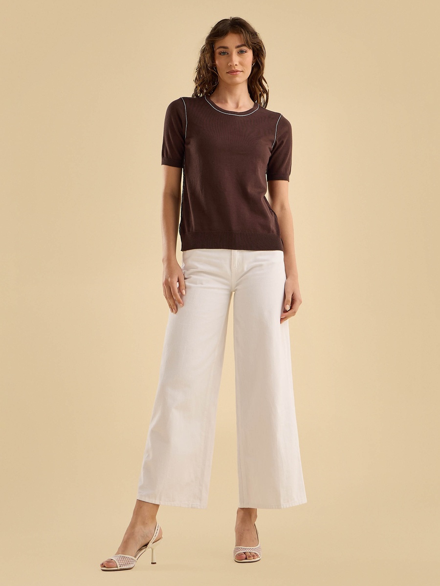 Tipping Detail Sweater