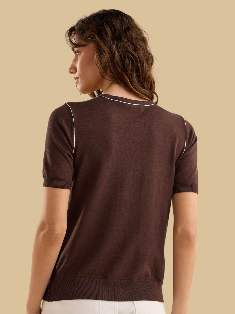 Tipping Detail Sweater